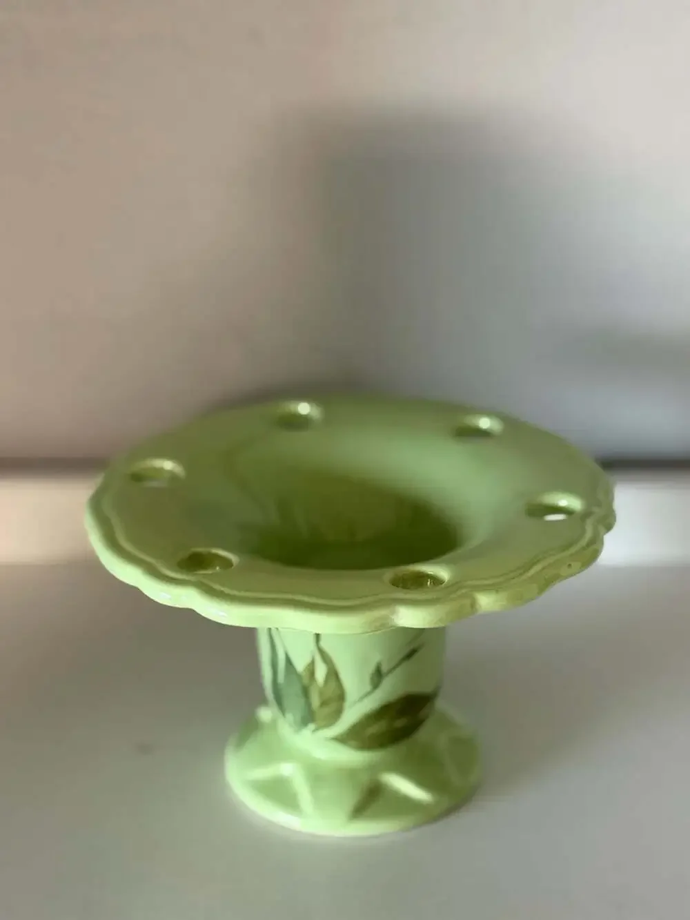 Vintage Royal Haeger Pottery Toothbrush Holder Yellow